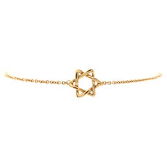 Tiffany & Co. Elsa Peretti Star of David Bracelet 18k Yellow Gold