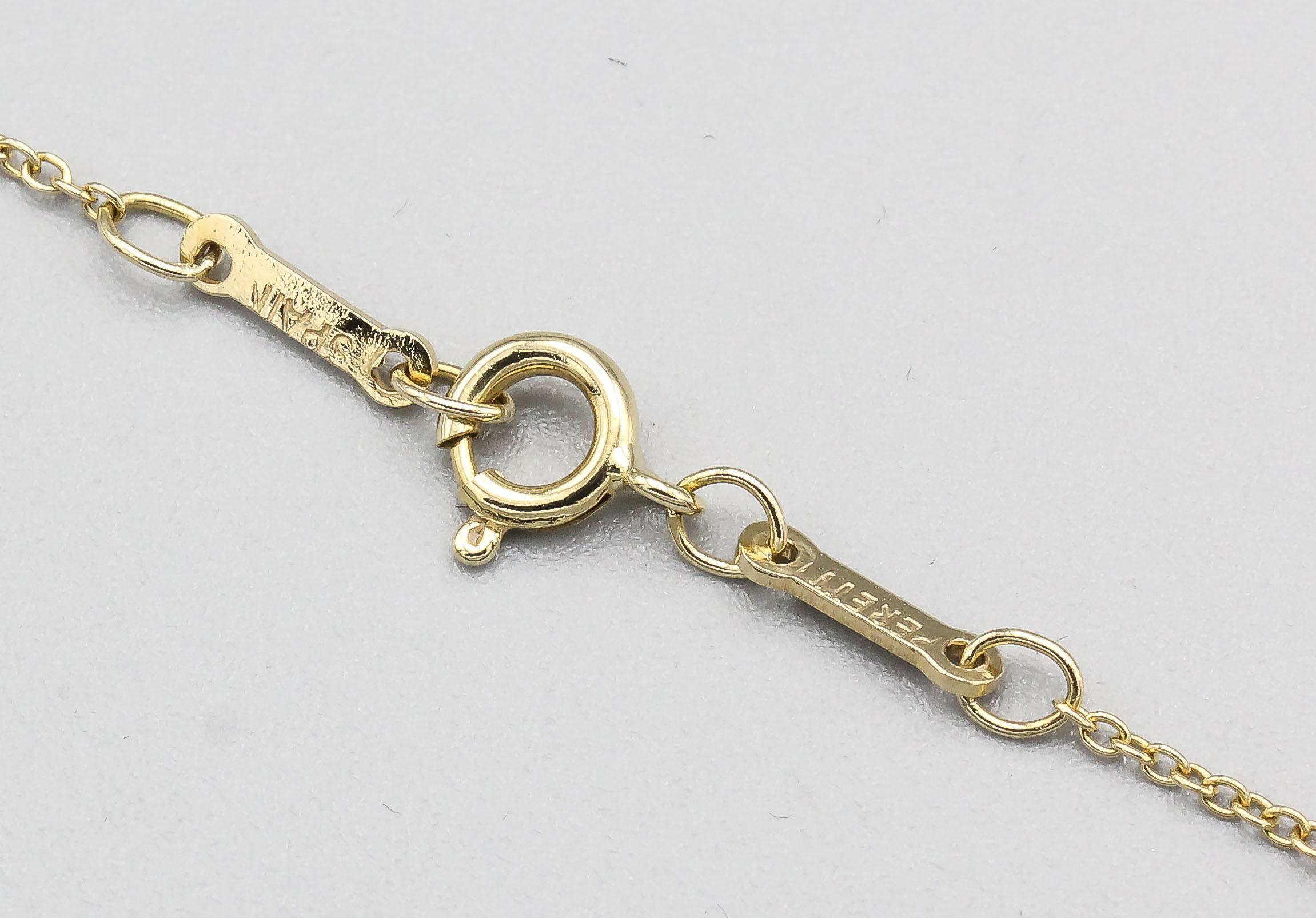 Women's or Men's Tiffany & Co. Elsa Peretti Star of David Large 18k Yellow Gold Pendant Necklace