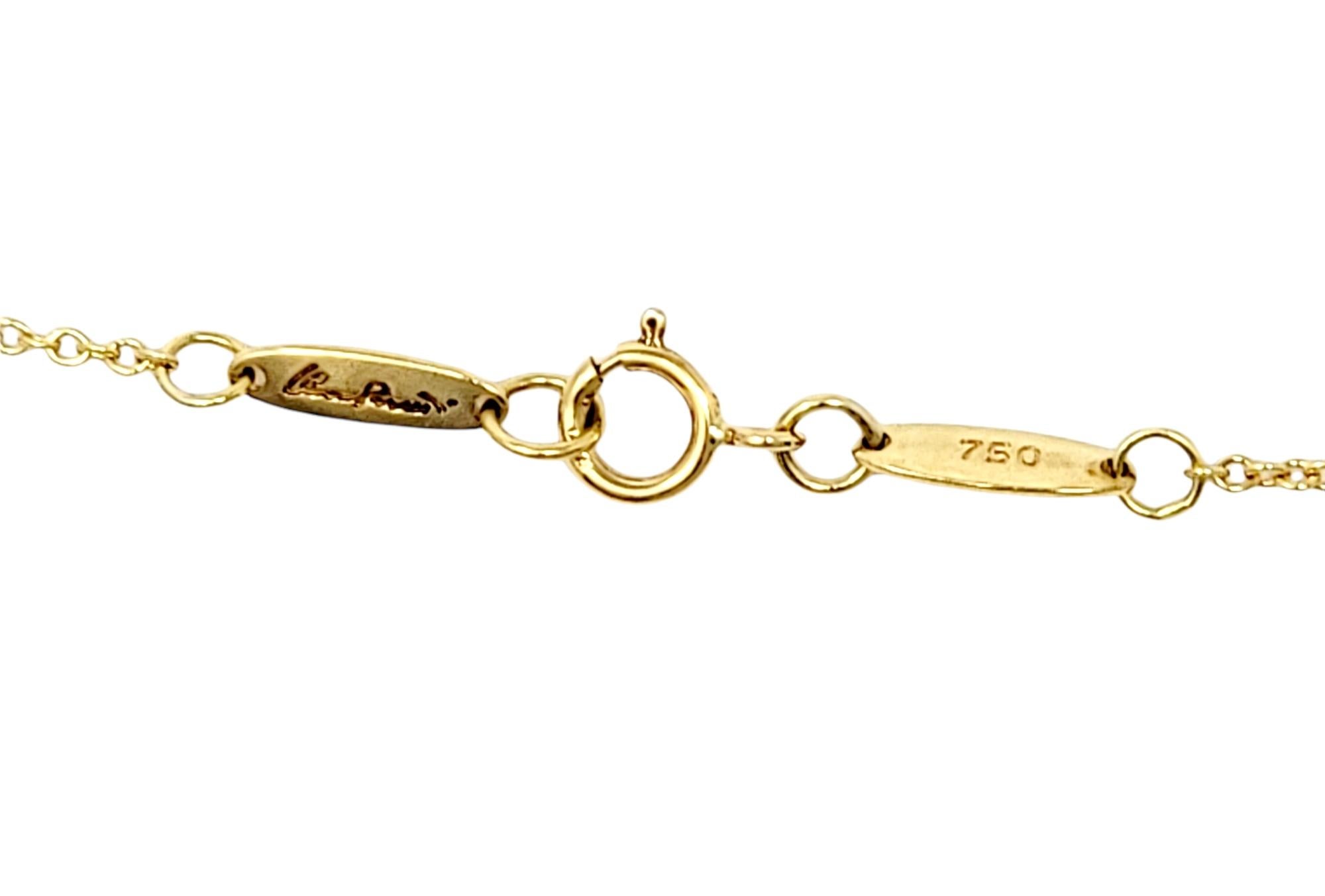 Tiffany & Co. Elsa Peretti Starfish Pendant Necklace in 18 Karat Yellow Gold 2