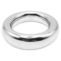 Tiffany & Co. Elsa Peretti Sterling Doughnut Bangle c. 1990s