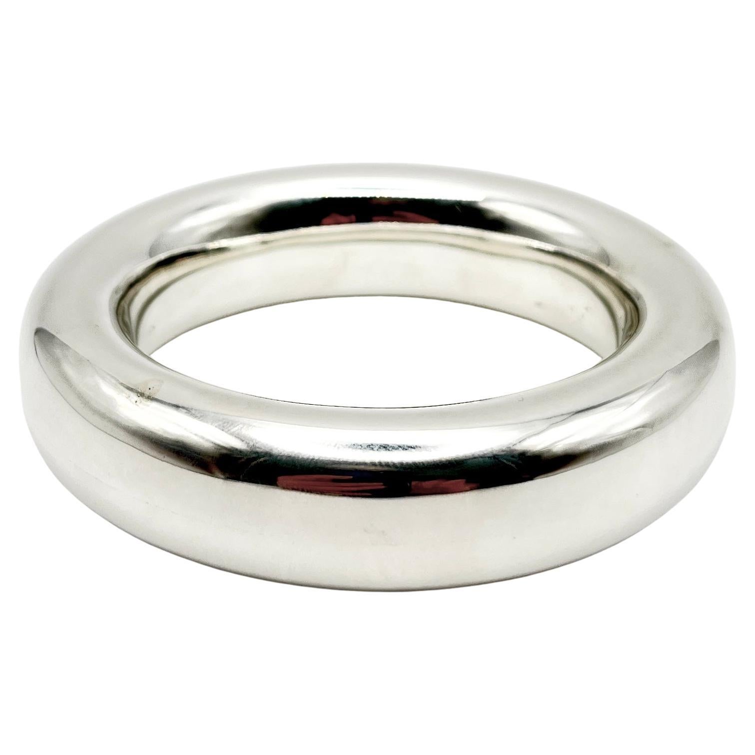 Tiffany 
Co. Elsa Peretti Sterling Doughnut Bangle c. 1990s