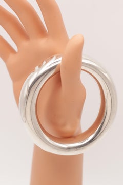 Tiffany & Co Elsa Peretti Sterling Doughnut Bangle
