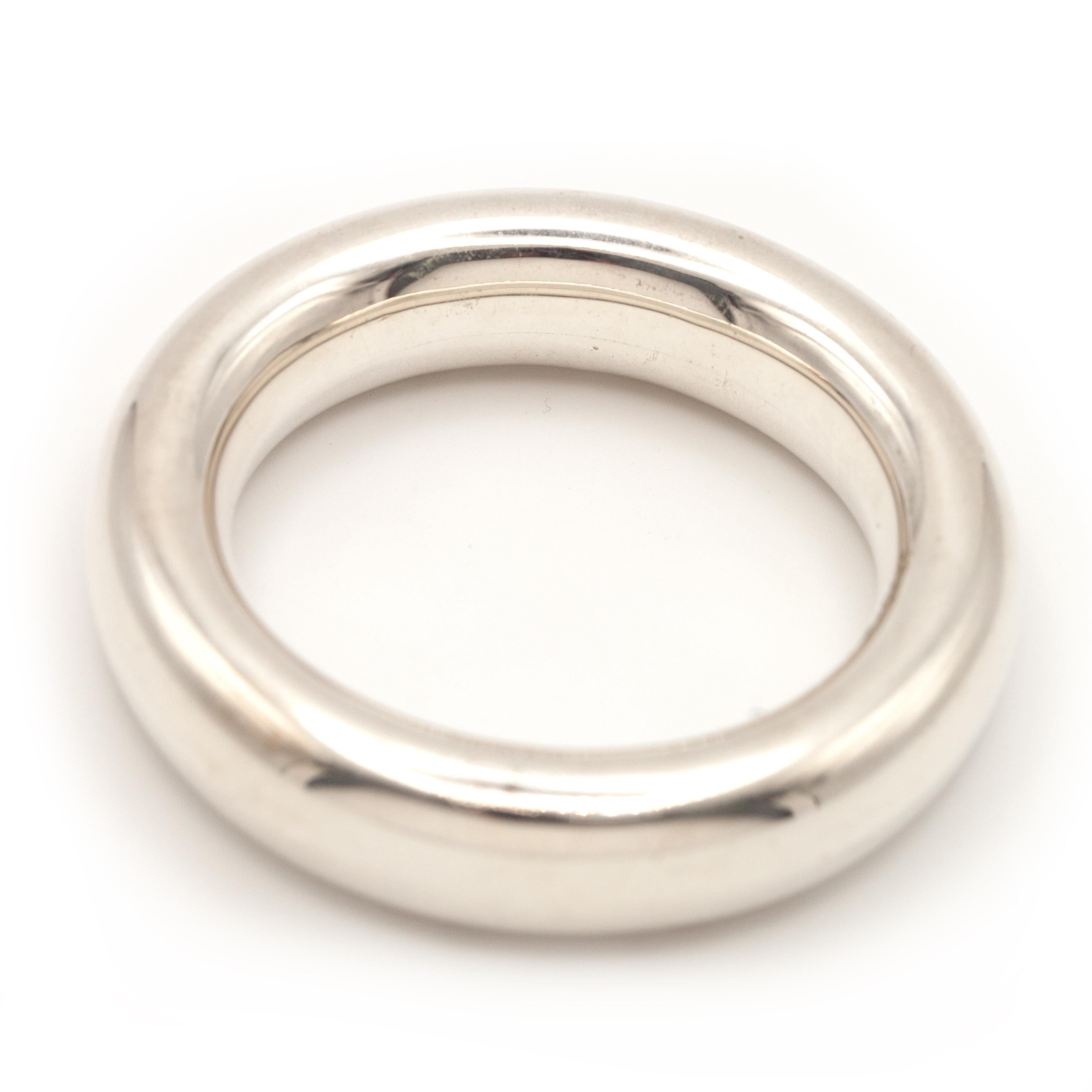 Tiffany & Co Elsa Peretti Sterling Doughnut Bangle en venta 2