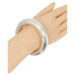 Tiffany & Co Elsa Peretti Sterling Doughnut Bangle