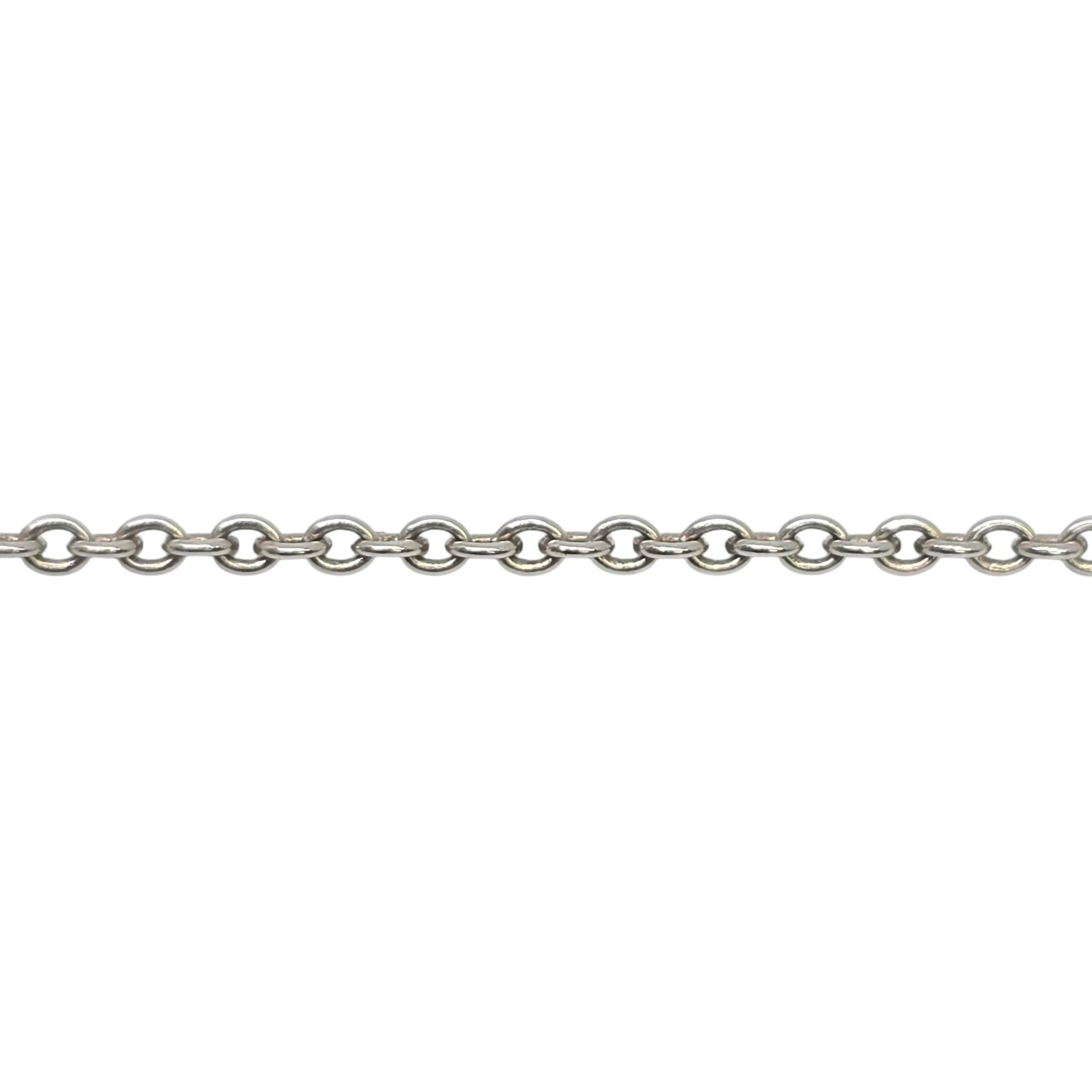 Donna Tiffany & Co. Elsa Peretti for Tiffany & Co. in argento 925, con un diamante singolo di 0,03ct. in vendita