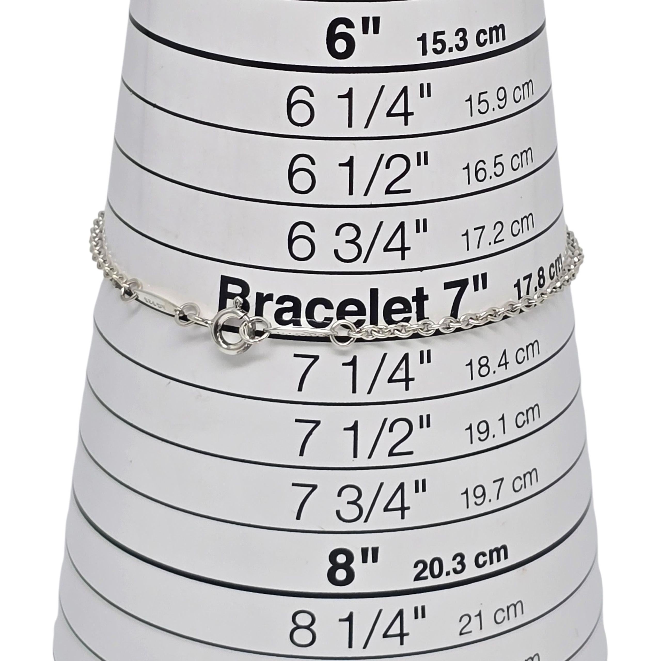 Tiffany & Co. Elsa Peretti for Tiffany & Co. in argento sterling 11mm Bracciale a cuore aperto #22549 in vendita 5