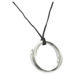 TIFFANY & Co. Elsa Peretti - Collana con ciondolo Sevillana da 35 mm in argento sterling