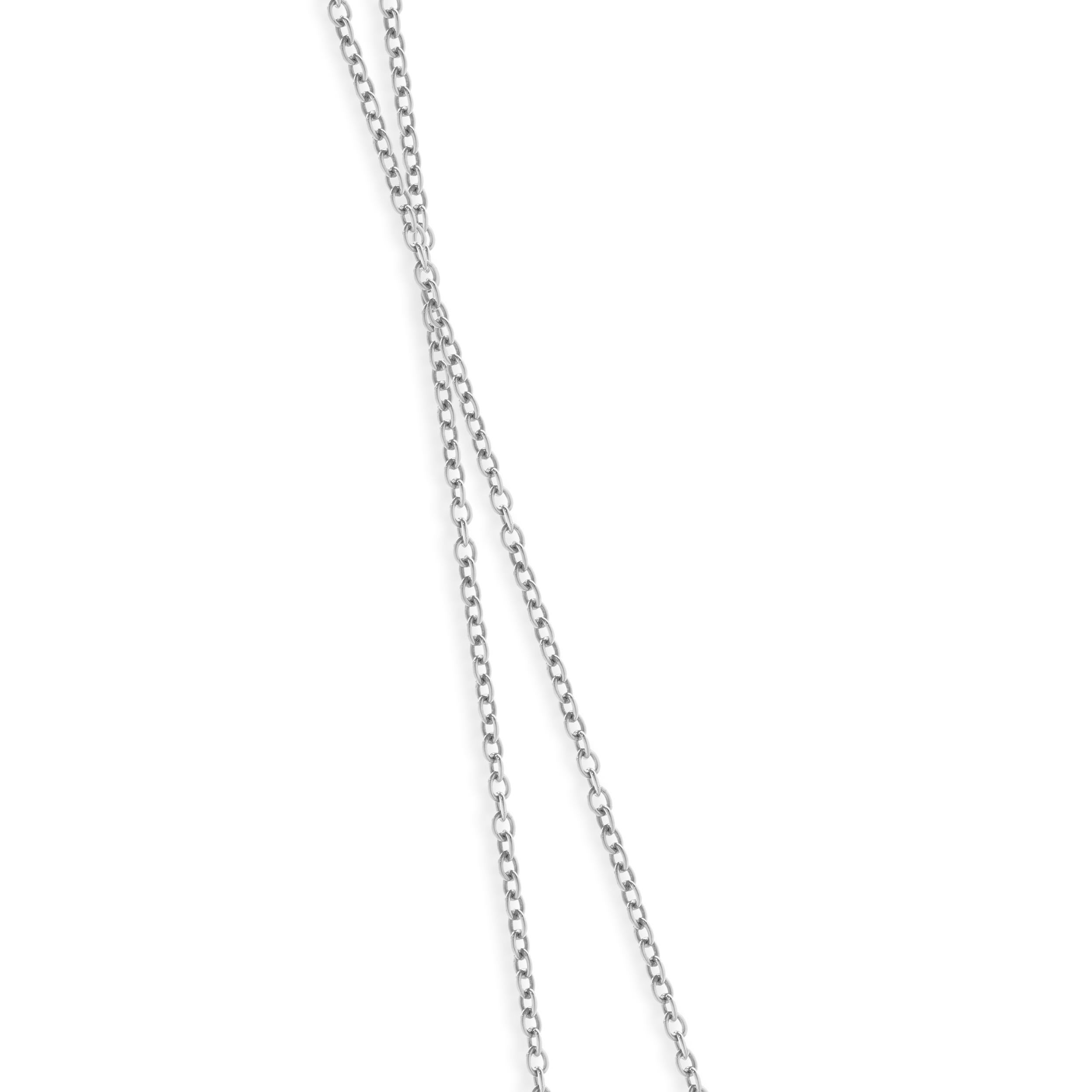 Tiffany & Co. Elsa Peretti, collana in argento con alfabeto H. In condizioni ottime in vendita a Scottsdale, AZ