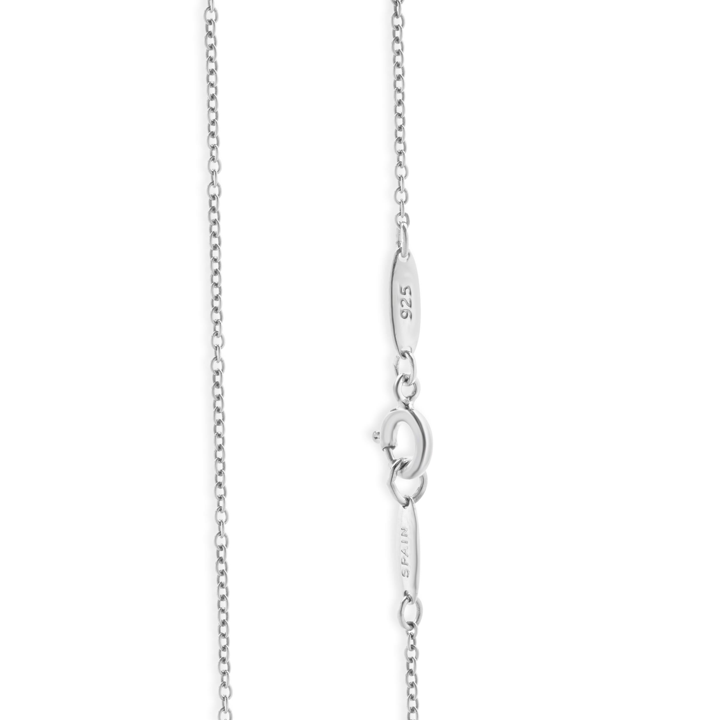 Donna Tiffany & Co. Elsa Peretti, collana in argento con alfabeto H. in vendita