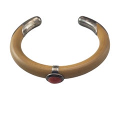 Tiffany & Co. Elsa Peretti, manchette en argent sterling et rotin corail n° 21011