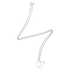 Tiffany & Co. Elsa Peretti Sterling Silver Apple Necklace