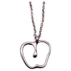 Tiffany & Co. Elsa Peretti Sterling Silver Apple Necklace