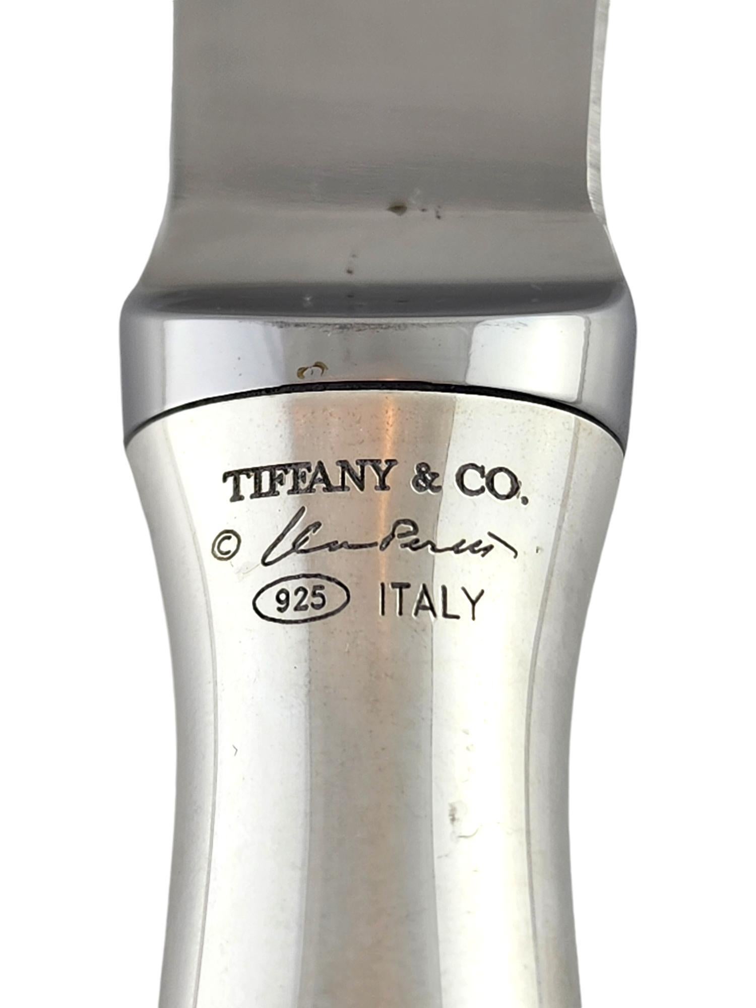 Tiffany & Co Elsa Peretti Sterling Silver Bar/Cheese Knife #18639 3