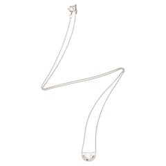 Tiffany & Co. Elsa Peretti Sterling Silver Bean 9mm Necklace