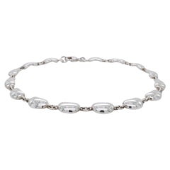 Tiffany & Co. Elsa Peretti Sterling Silver Bean Design Bracelet