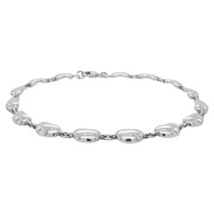 Tiffany & Co. Elsa Peretti Sterlingsilber-Armband im Bohnendesign