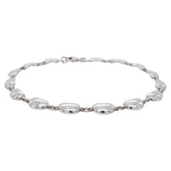 Tiffany & Co. Elsa Peretti Bracelet en argent sterling à motif de pomme de bœuf