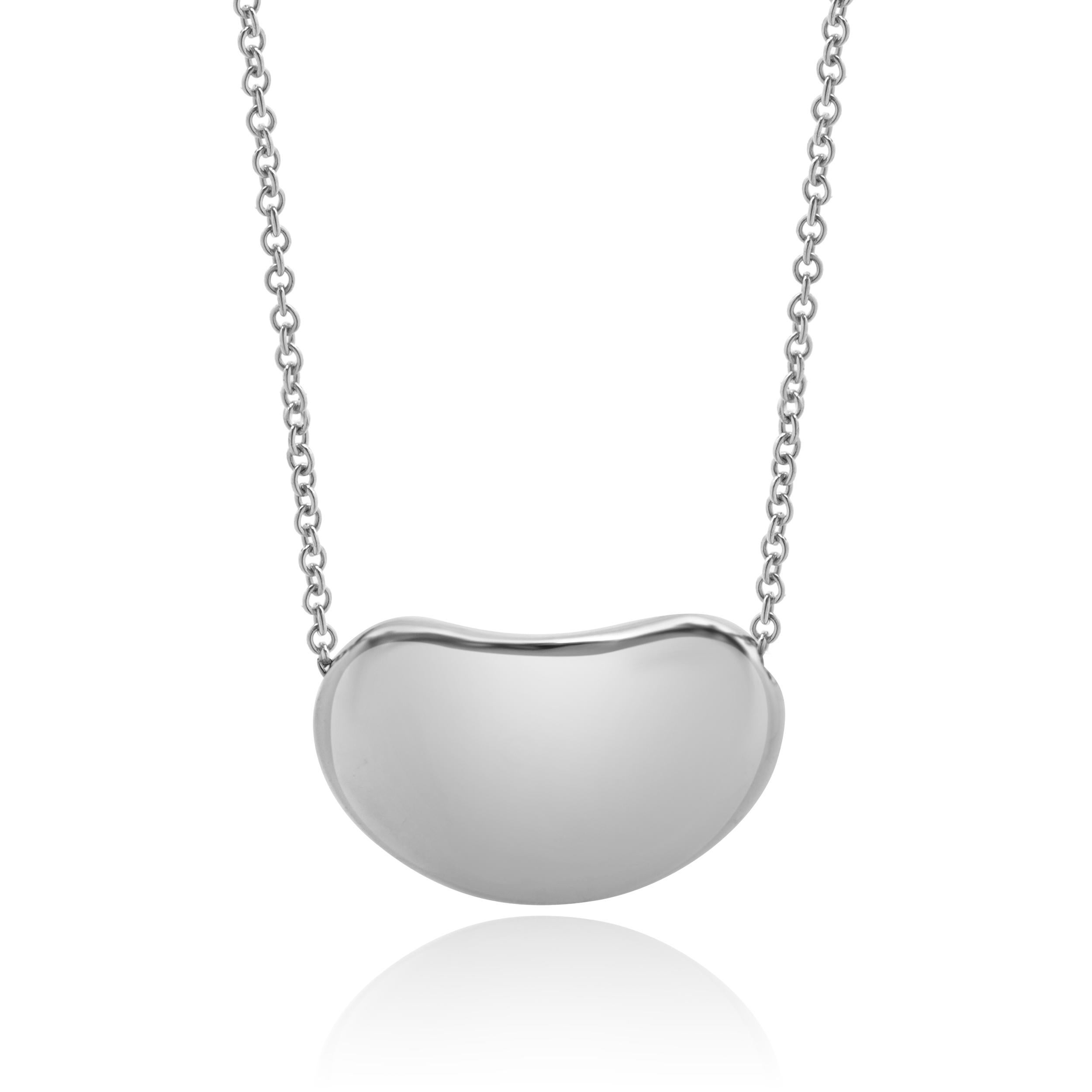 Designer : Tiffany & Co.
MATERIAL : argent sterling
Dimensions : le collier mesure 16 pouces de long.
Poids : 8.10 grammes