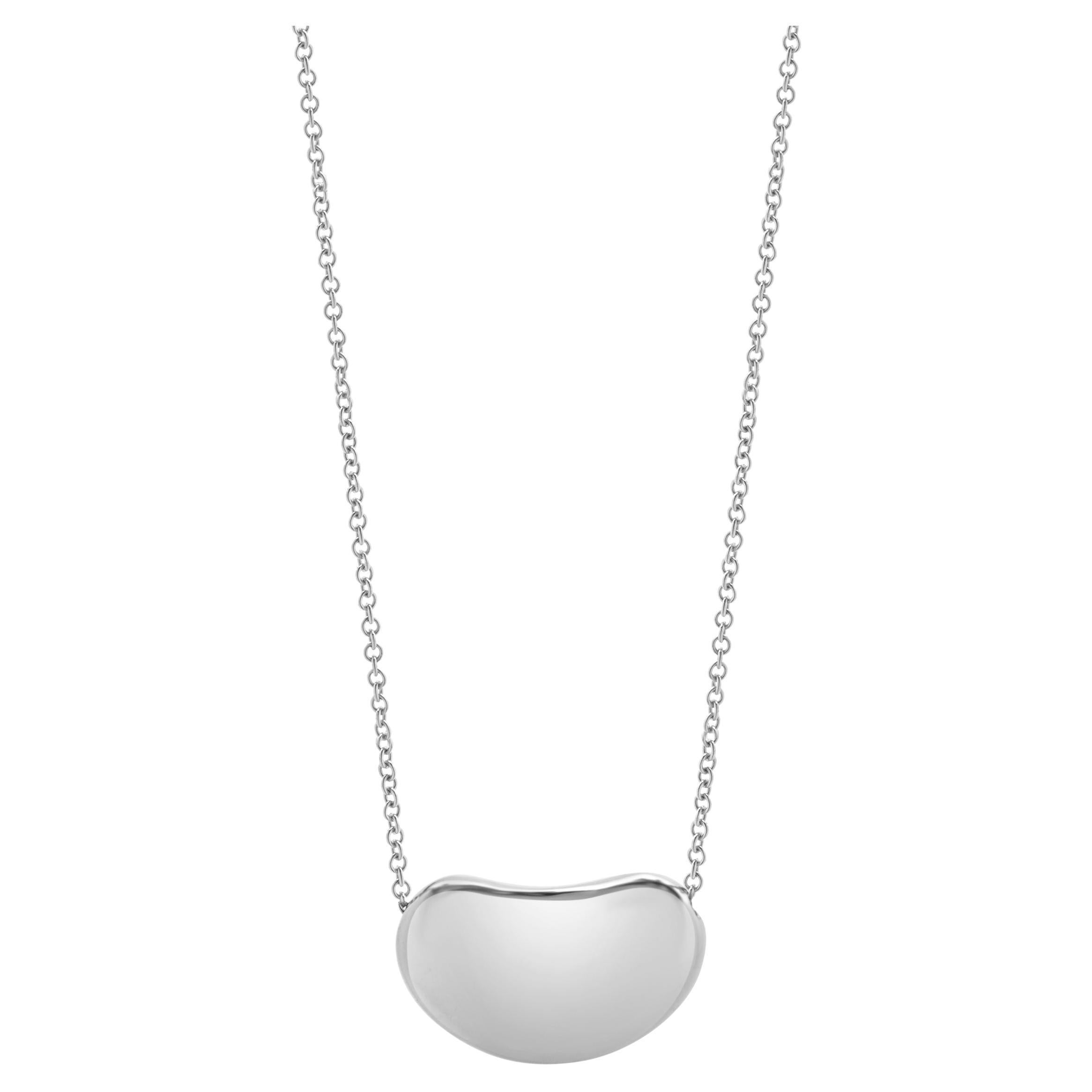 Tiffany & Co. Collier de haricots en argent Elsa Peretti