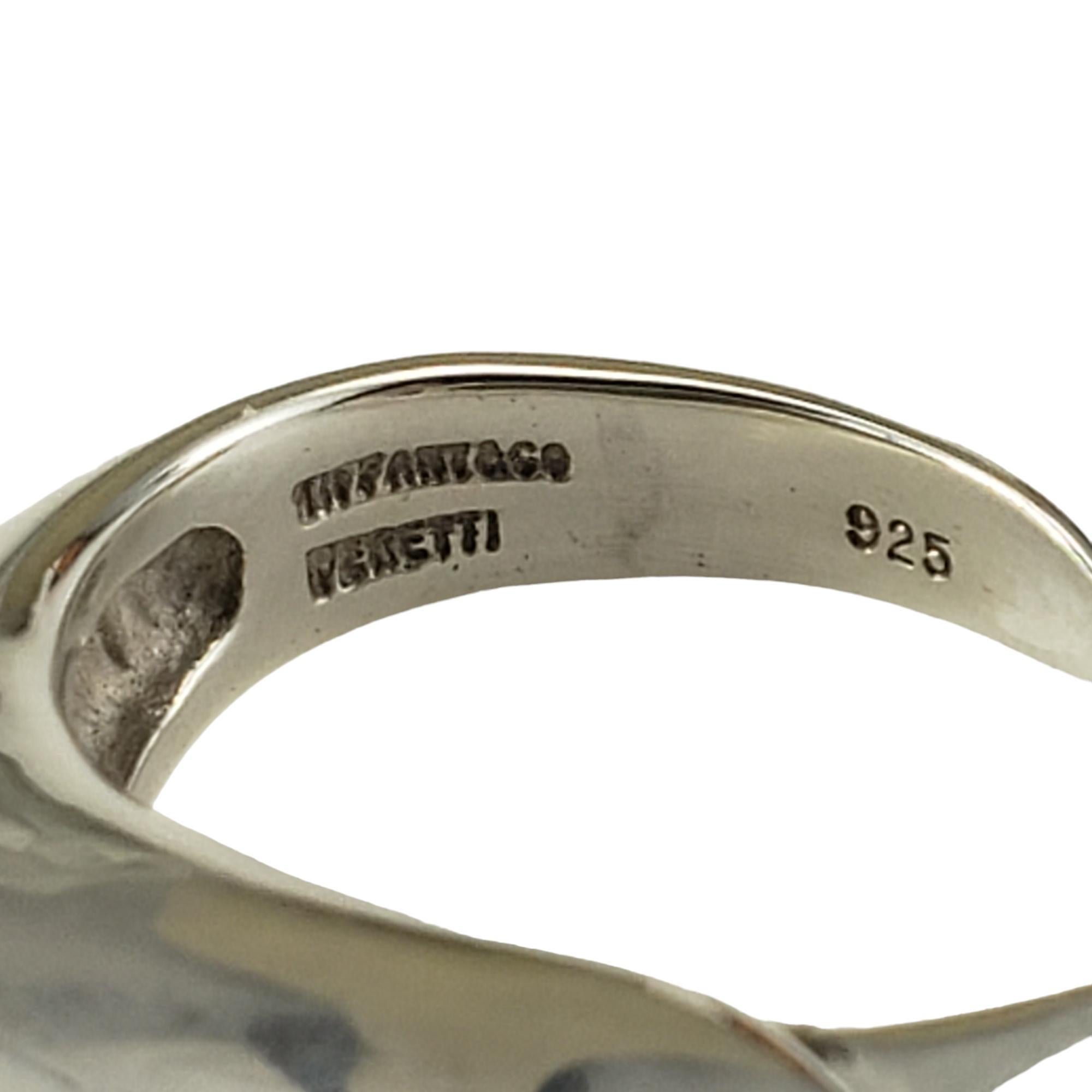 Tiffany & Co. Elsa Peretti Sterling Silver Bird Ring Size 5 #17301 2