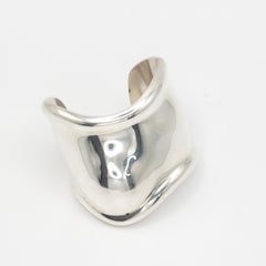 Tiffany & Co. Elsa Peretti Sterling Silver Right Bone Cuff Bangle