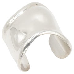 Tiffany & Co. Elsa Peretti Sterling Silver Bone Cuff Bangle