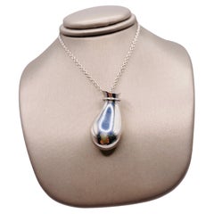 Tiffany & Co. Elsa Peretti Sterling Silver Bottle Jug Necklace