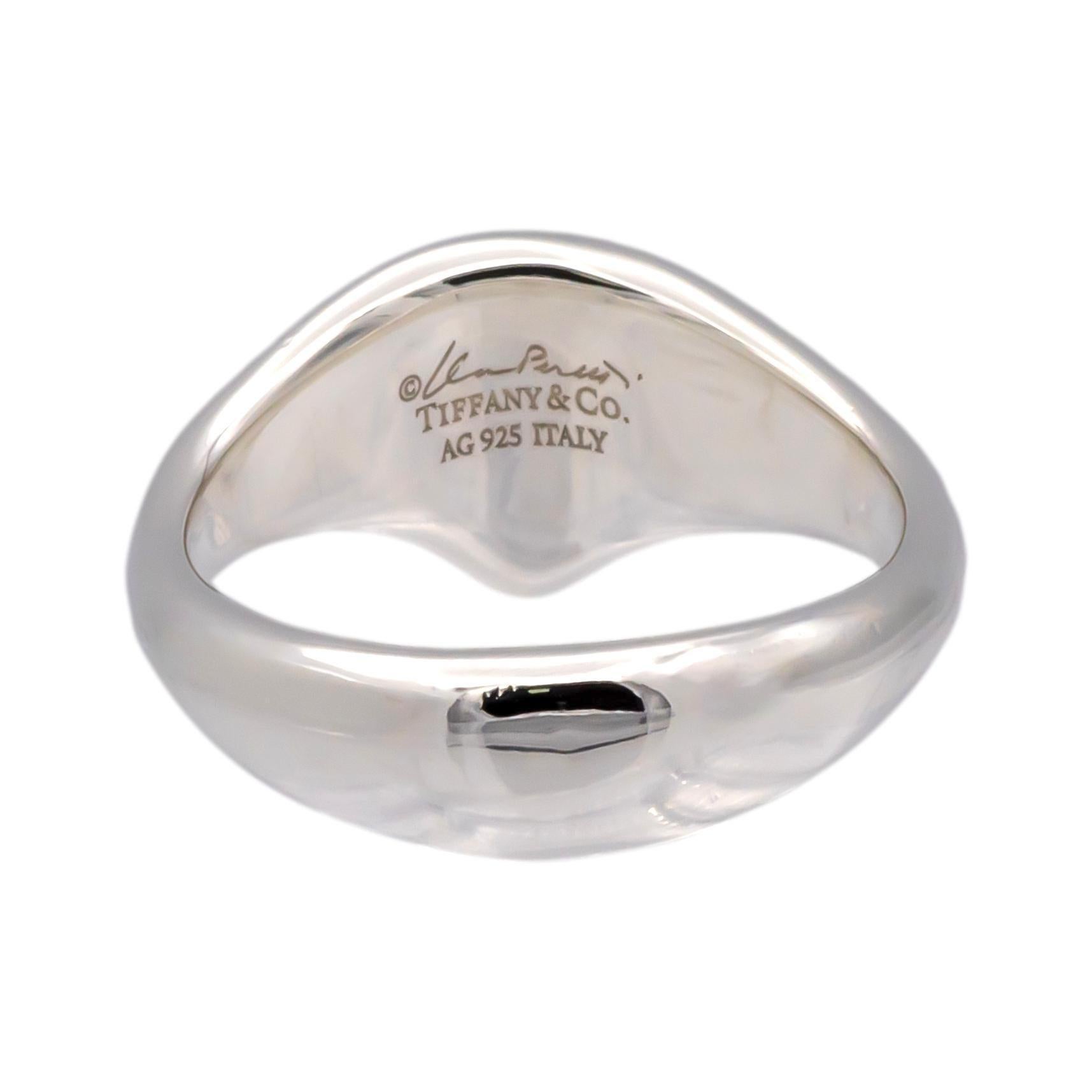 Women's Tiffany & Co. Elsa Peretti Sterling Silver Cat Island Ring Size 7.5