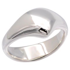 Tiffany & Co. Elsa Peretti Sterling Silver Cat Island Ring Size 7.5