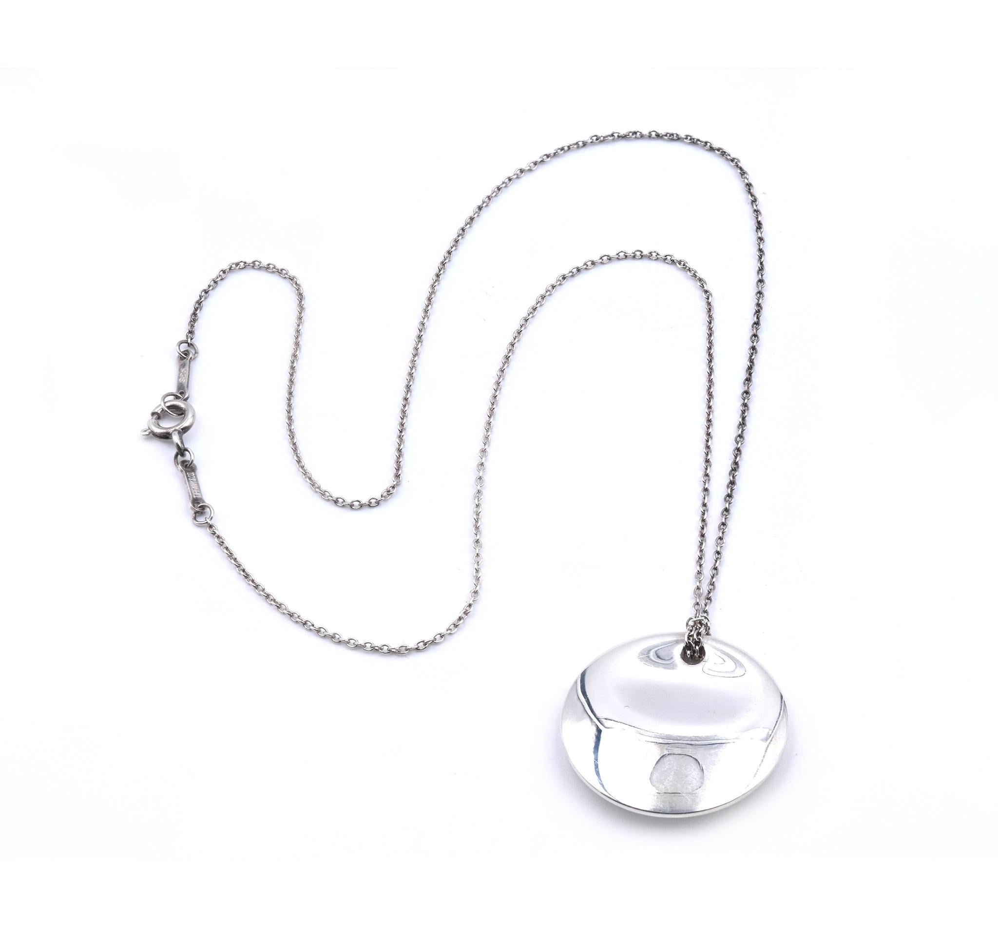 Designer: Tiffany & Co. / Elsa Peretti
Material: sterling silver 
Length: 16-inches in length 
Weight: 12.06 grams