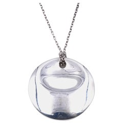 Tiffany & Co. Elsa Peretti Sterling Silver Disc Necklace