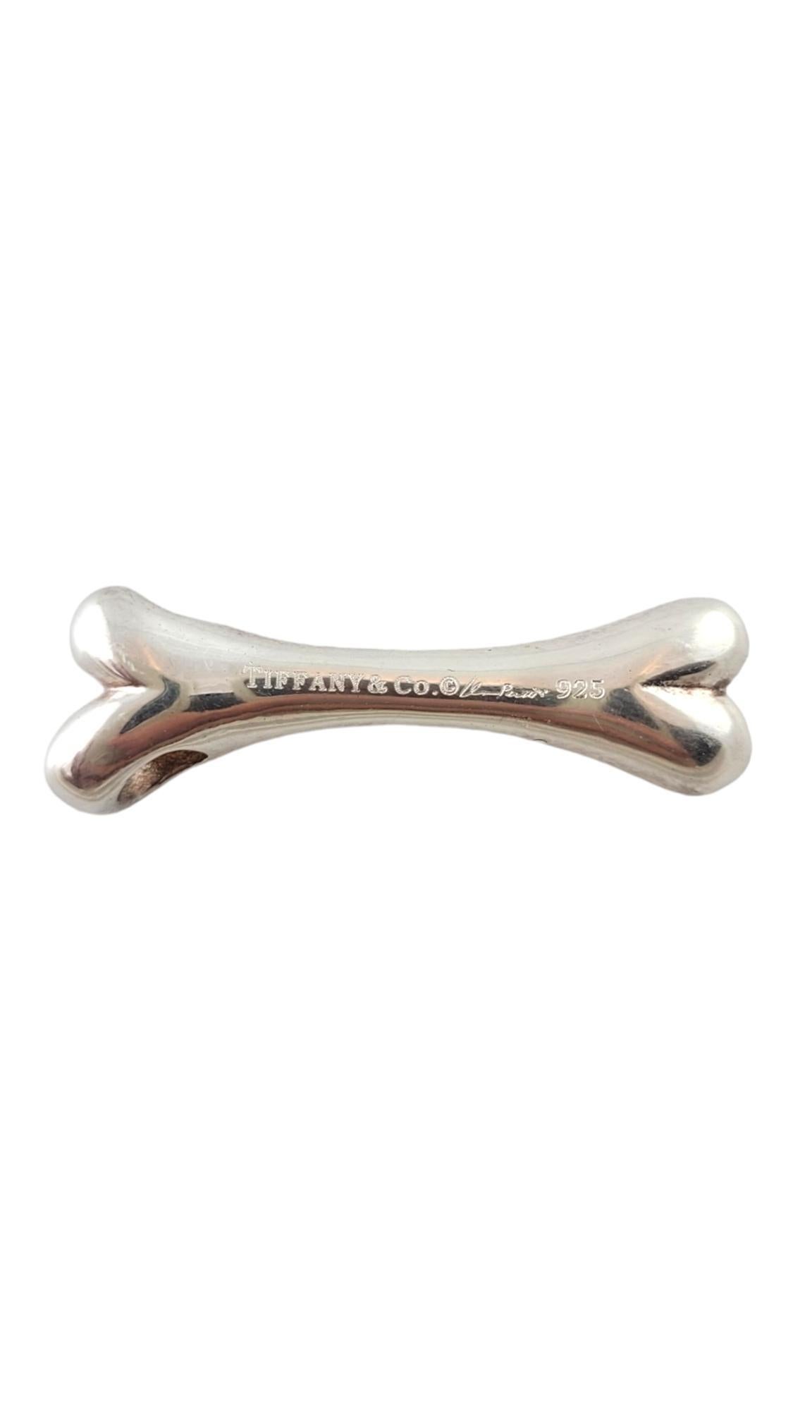 Tiffany & Co Elsa Peretti Sterling Silver Dog Bone Pendant #17911 1