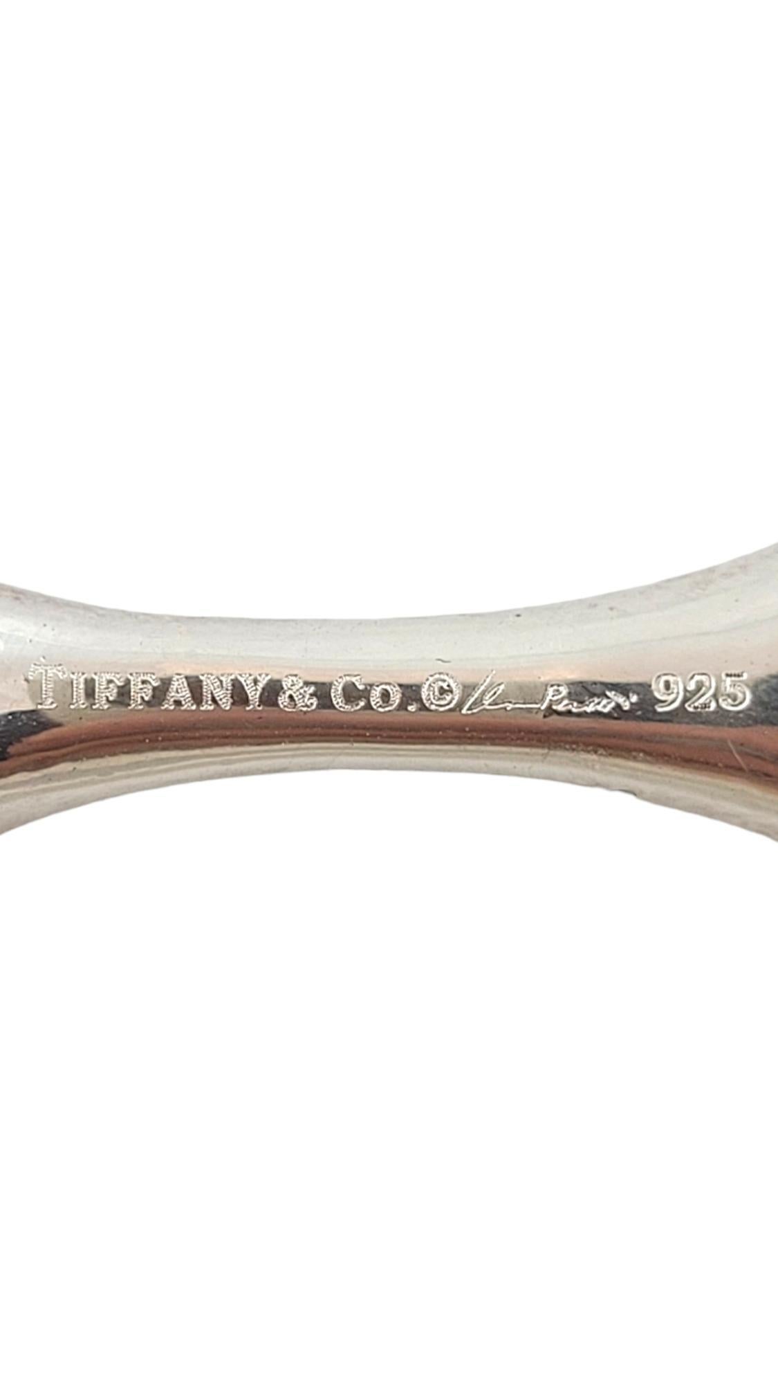 Tiffany & Co Elsa Peretti Sterling Silver Dog Bone Pendant #17911 2