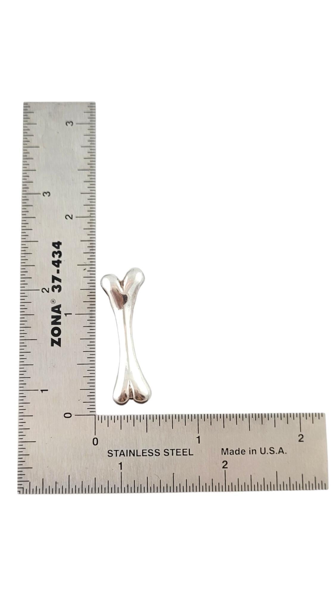 Tiffany & Co Elsa Peretti Sterling Silver Dog Bone Pendant #17911 3