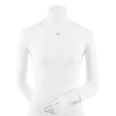 Tiffany & Co. Elsa Peretti Sterling Silver Double Loop Necklace