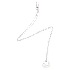 Tiffany & Co. Elsa Peretti Sterling Silver Eternal Circle Necklace