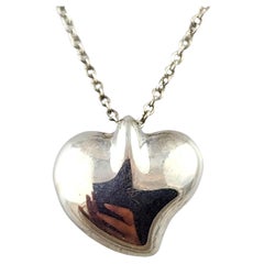 Tiffany & Co Elsa Peretti, collier pendentif pleine fleur en argent sterling #18275