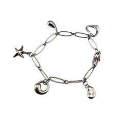 Tiffany & Co. Elsa Peretti Bracciale Charm in argento Sterling Icon #21345