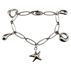 Tiffany & Co. Elsa Peretti Sterling Silver Icon Charm Bracelet #21345