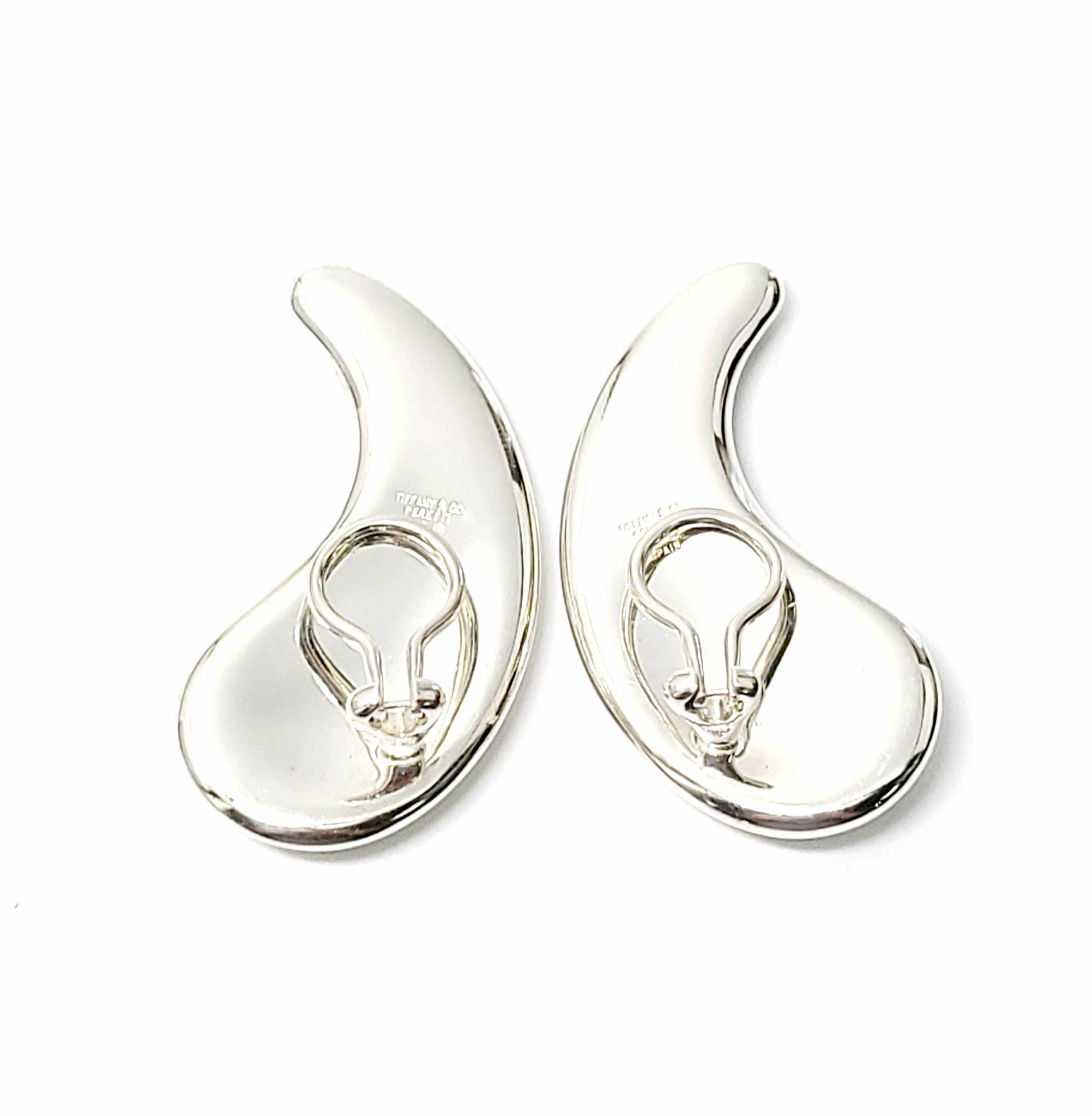 tiffany silver teardrop earrings