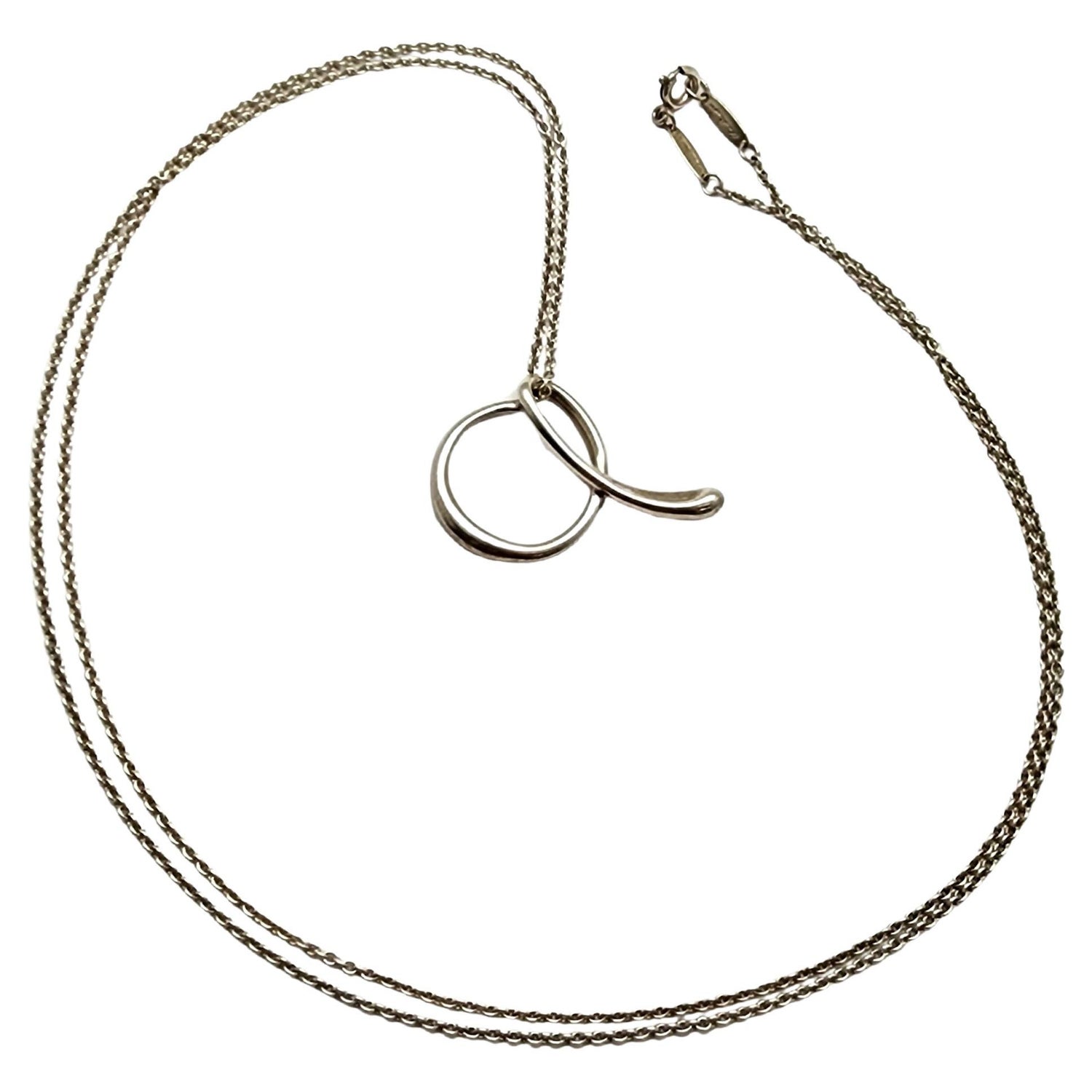 Tiffany Letter Necklace - 7 For Sale on 1stDibs | tiffany's initial necklace,  tiffany initial necklace, tiffany letter pendant