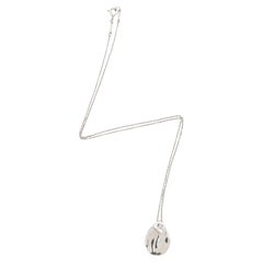 Tiffany & Co. Elsa Peretti Sterling Silver Madonna Necklace