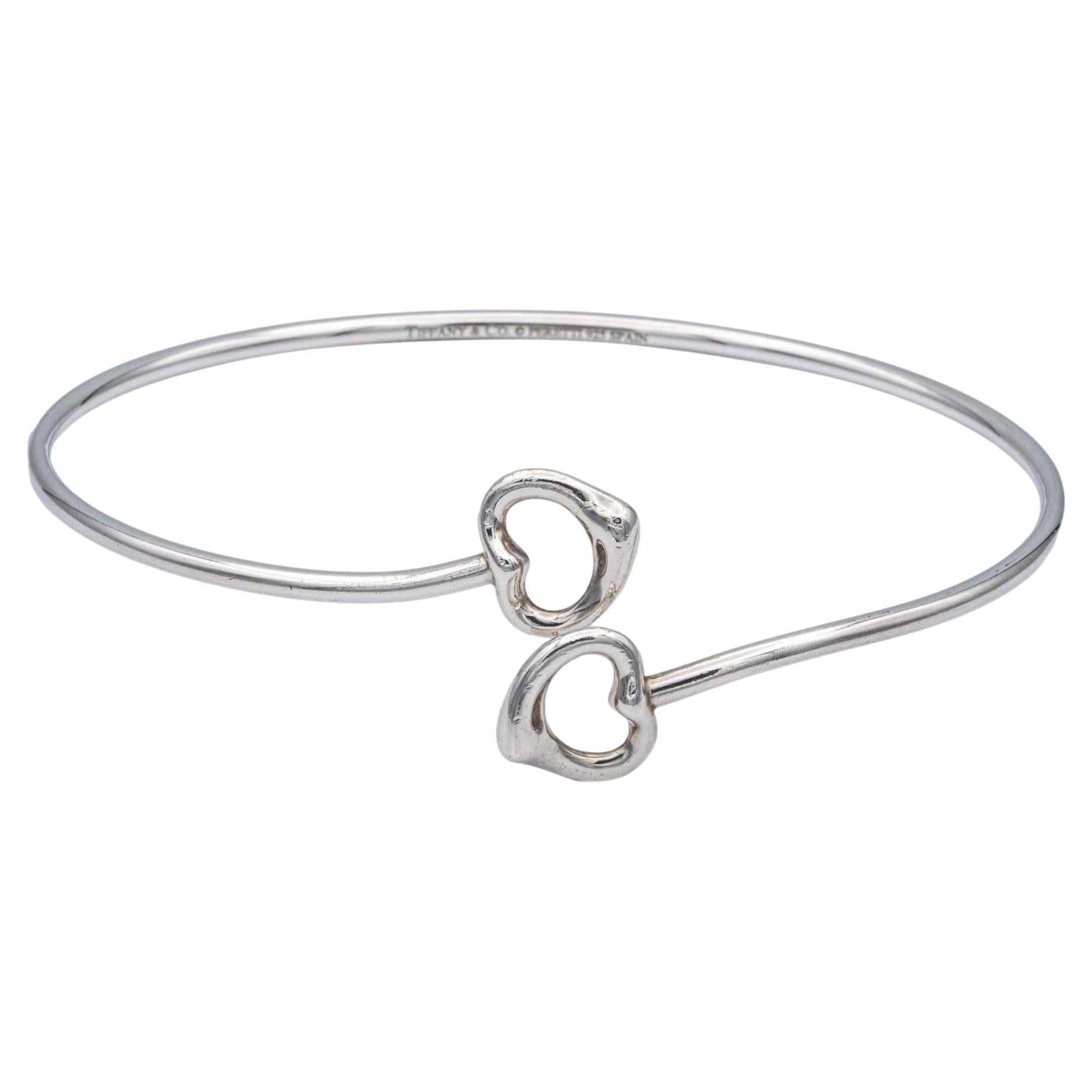 Tiffany Open Heart Bracelet - 5 For Sale on 1stDibs | tiffany & co open  heart bracelet, open heart tiffany bracelet