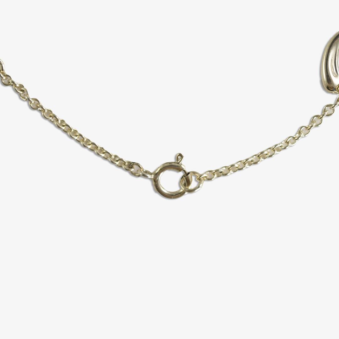 Tiffany Elsa Peretti Open Heart Armband aus Sterlingsilber. 
7,25 Zoll.
Gestempelt Tiffany & Co. Peretti 925 Spanien.
Das Copyright für die Originalentwürfe liegt bei Elsa Peretti.