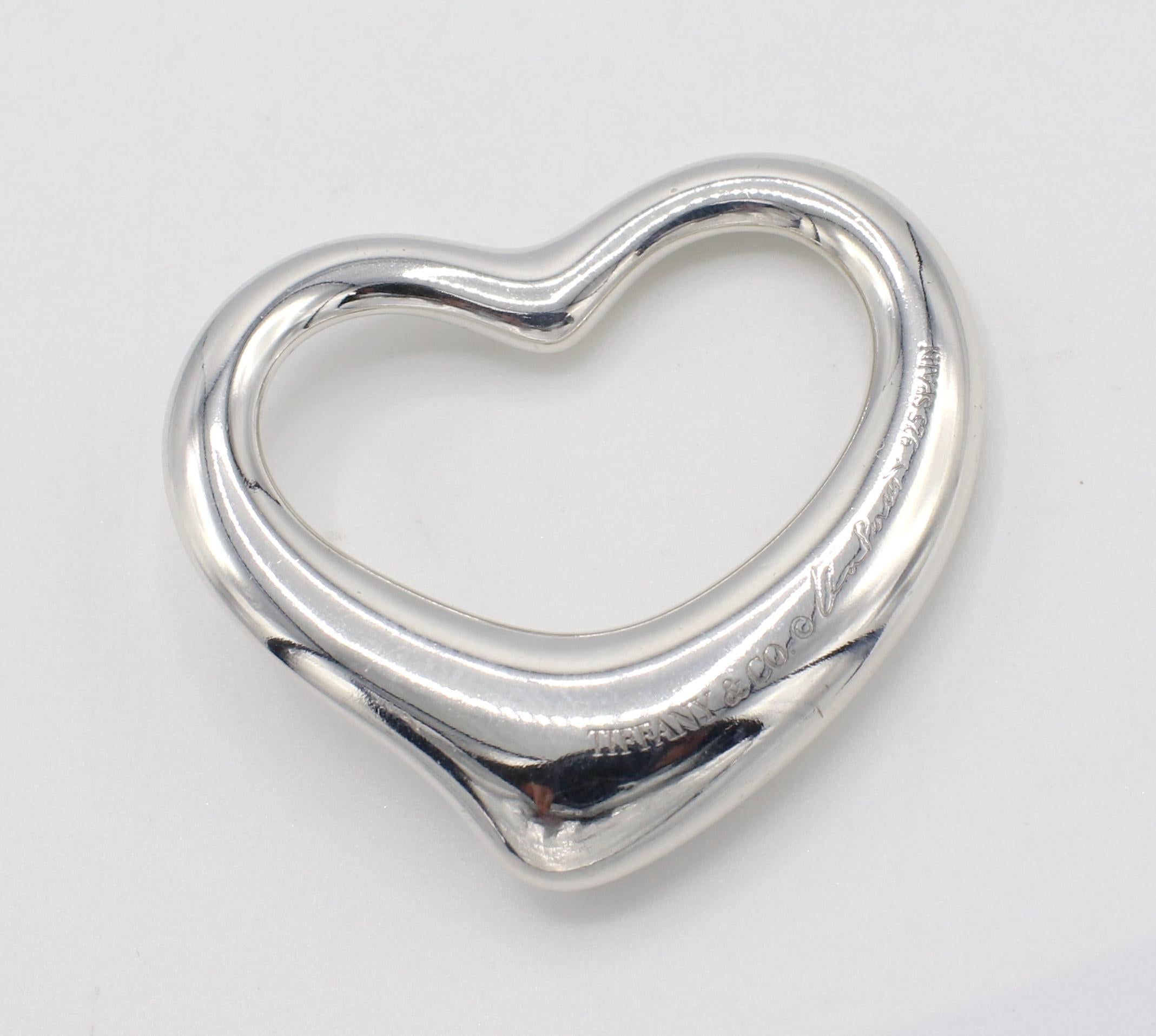 elsa peretti open heart key ring