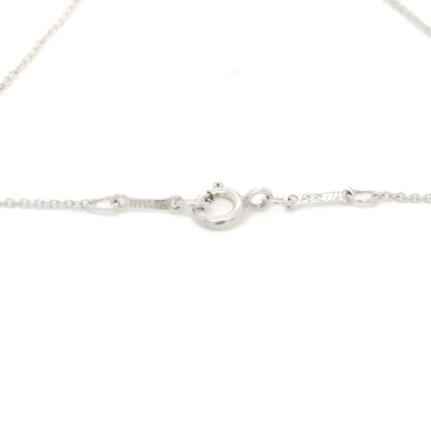 Tiffany & Co. Collana con ciondolo a cuore aperto di Elsa Peretti in argento sterling in vendita 10
