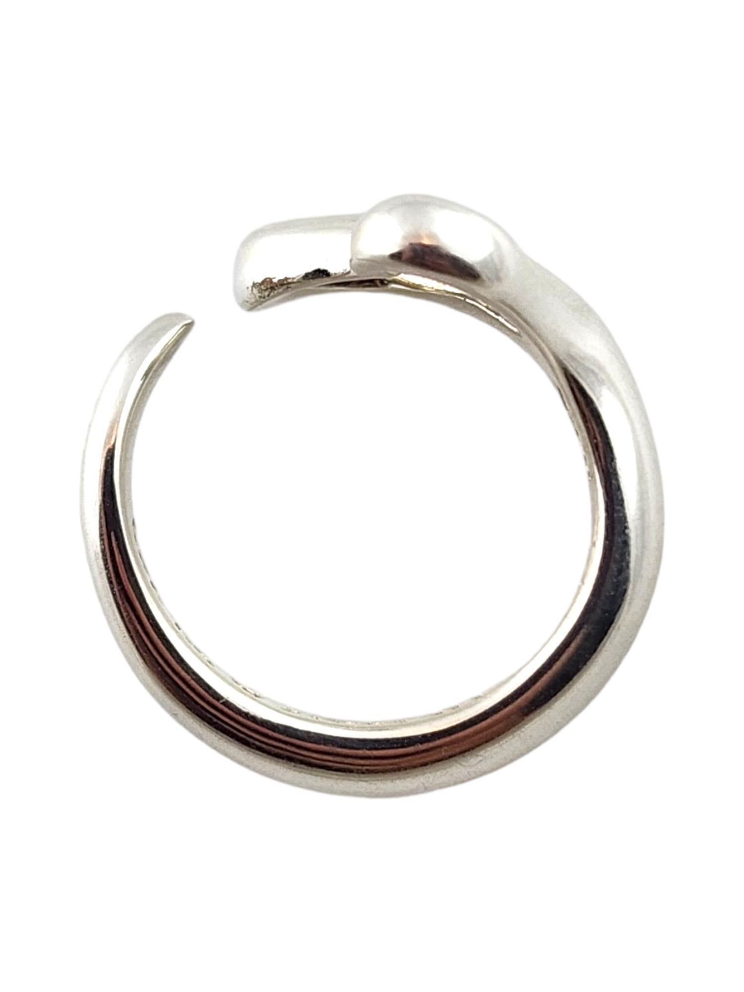 Tiffany & Co Elsa Peretti Sterling Silver Open Heart Ring Size 5 #18306 1