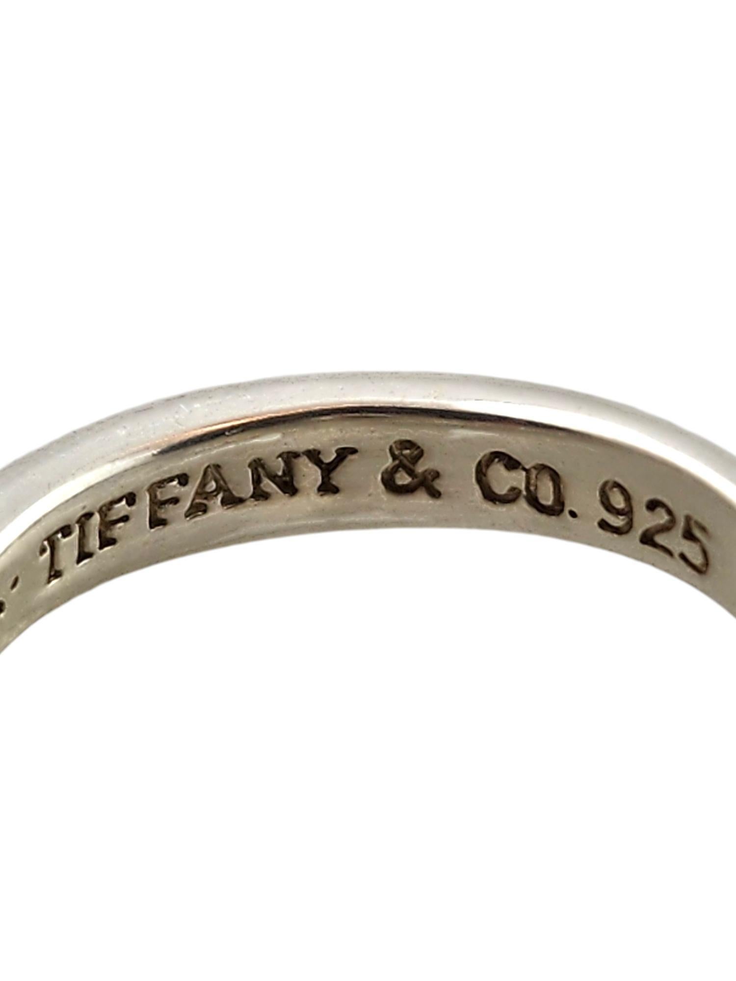 Tiffany & Co Elsa Peretti Sterling Silver Open Heart Ring Size 5 #18306 3