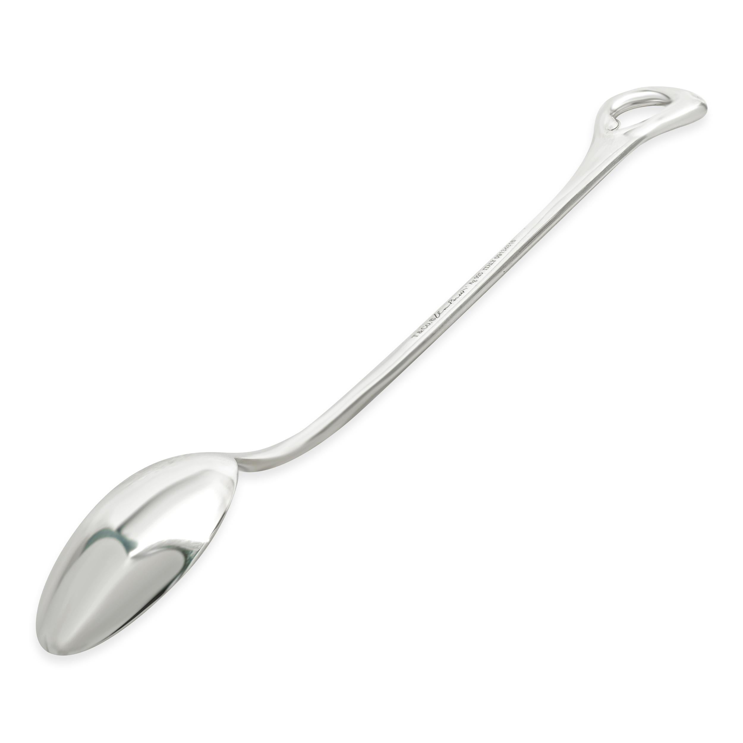 Designer: Tiffany & Co. / Elsa Peretti
Material: sterling silver
Dimensions: spoon measures 6.25-inches
Weight: 26.68 grams

646-992