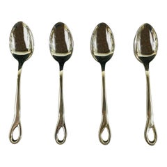 Tiffany & Co. Elsa Peretti Sterling Silver Padova Babe Spoon, a Set of 4